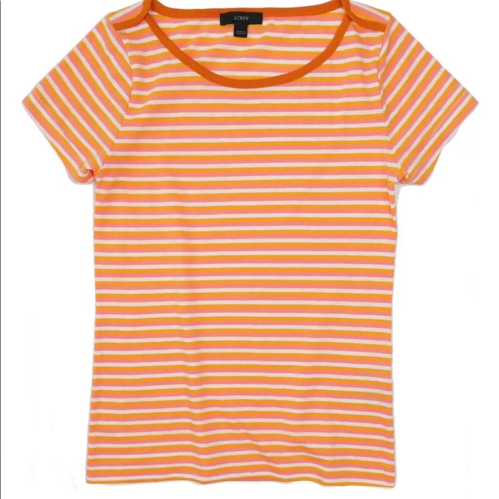 J.Crew striped tee shirt m